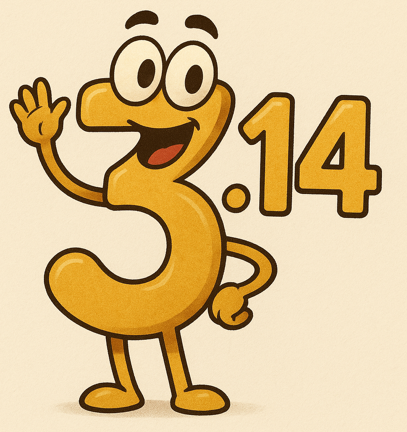 variável contínua representada pelo 3.14