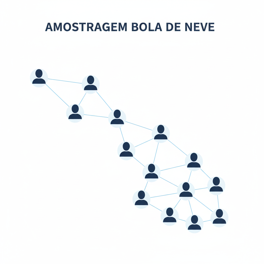 amostragem boa de neve